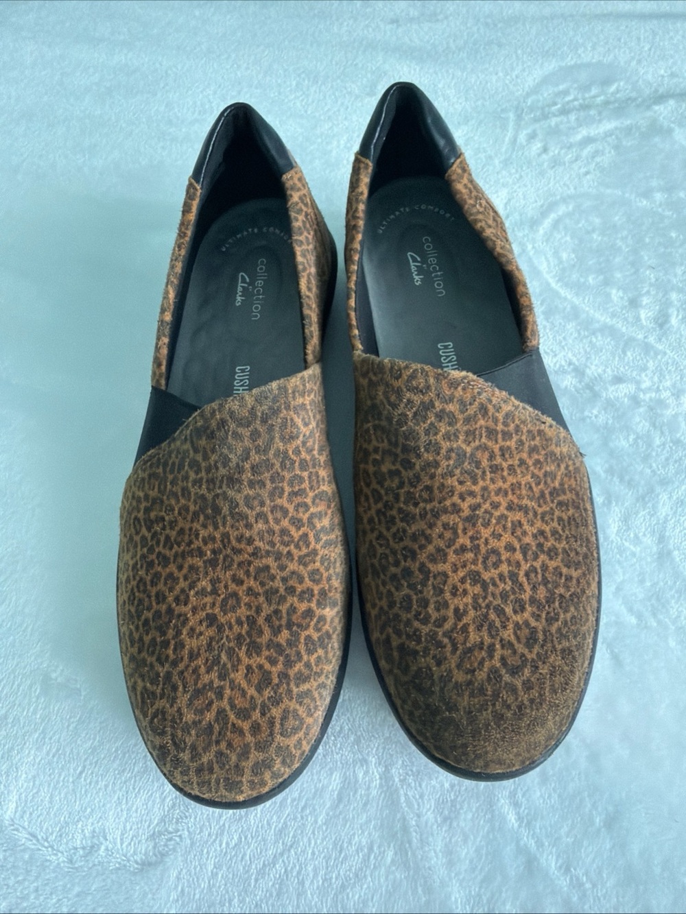 Clark’s Collection Kaleigh Loafers Cheetah Print Size 9.5